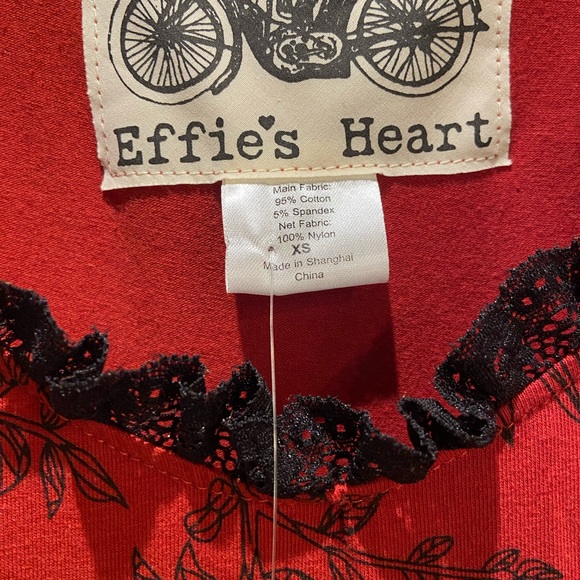 Effie’s Heart A-Line Lace-trimmed “Caron” Dress - Picture 4 of 4